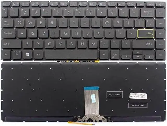 Main image of Laptop Keyboard For ASUS M413DA M413IA United States US With Backlit