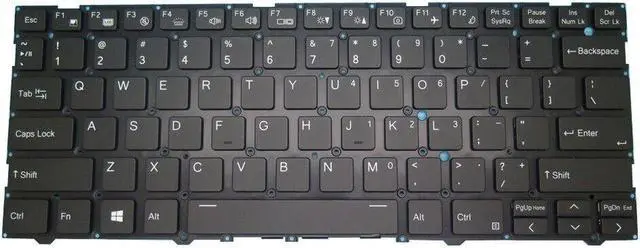 Main image of English US Keyboard For LeaDEr Ultraslim Companion 437PRO SC437PRO Backlit