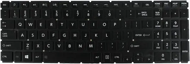 Alt view image 2 of 5 - US Keyboard Backlit For Toshiba Satellite  P55W-B5112 P55W-B5220 S55-B5280