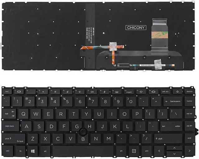 Main image of Keyboard for HP EliteBook 840 G7 BLACK (Backlit Withpoint )US 002L19F73LHJ01