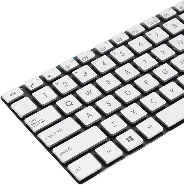 Alt view image 3 of 5 - Keyboard for ASUS N551 N551J N551JB N551JK N551JM N551JQ SILVER US Backlit