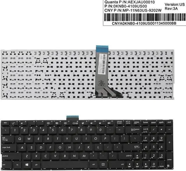 Main image of US Keyboard for ASUS X553 X553M X553MA K553M BLACK 0KNB0-4109US00