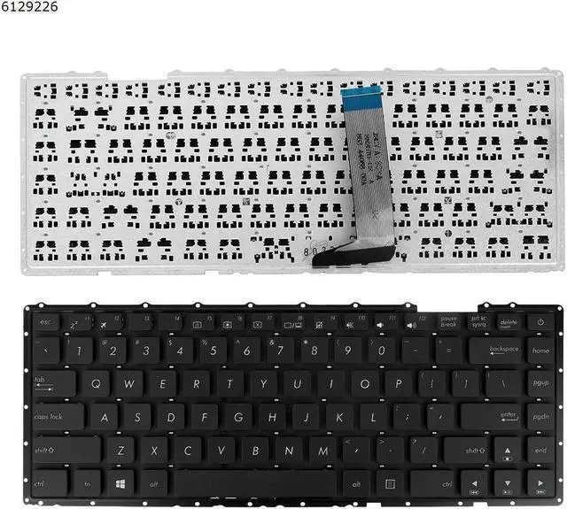Main image of US Keyboard for ASUS X442 X442UA X442UR A442 BLACK (Without FRAME)