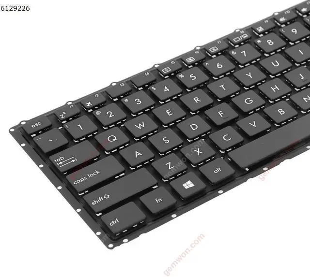 Alt view image 3 of 5 - US Keyboard for ASUS X442 X442UA X442UR A442 BLACK (Without FRAME)