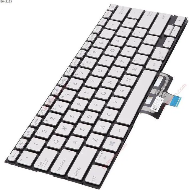 Alt view image 2 of 5 - US Keyboard for ASUS ZenBook UX433FA UX433FN SILVER Backlit