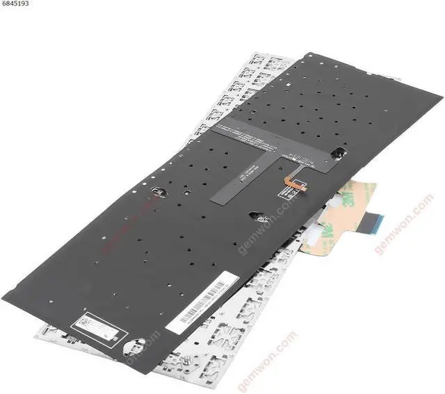 Alt view image 3 of 5 - US Keyboard for ASUS ZenBook UX433FA UX433FN SILVER Backlit