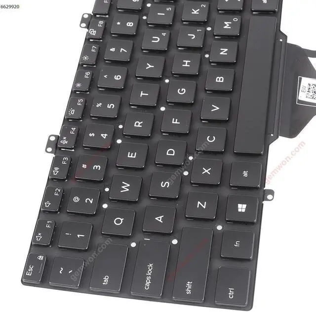 Alt view image 3 of 5 - US Keyboard for DELL LatituDE 3400 5400 7400 7410 5401 BLACK Backlit