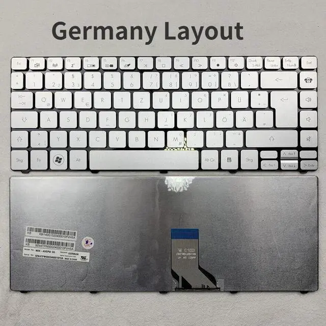 Alt view image 2 of 5 - US GR Keyboard For Gateway EC39 ID43A03c TM8481 ID49 ID49C13u ID49C14u Series