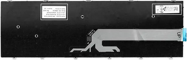 Alt view image 3 of 5 - Keyboard for Dell Inspiron  15-5000 Series 5547 5521 5542 BLACK FRAME US BLACK