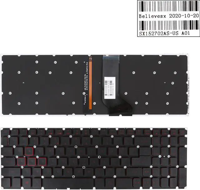 Main image of Keyboard for Acer Nitro 5 AN515-41 AN515-42 AN515-51 AN515-52 Backlit   US