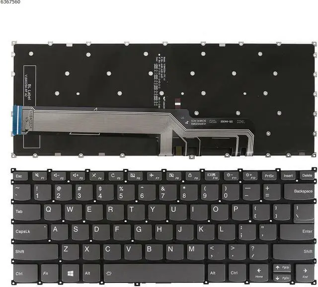 Main image of Keyboard for lenovo xiaoxin Air14 air 14 2018 GRY Backlit  WIN8 US
