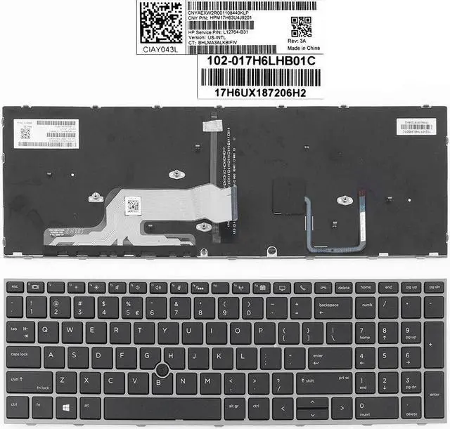 Main image of Keyboard for HP Probook 640 G5  with point Backlit(The back buckle is broken US