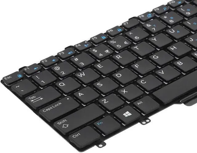 Alt view image 3 of 5 - Keyboard for Dell Latitud E7270 BLACK (Backlit With Point stick) US