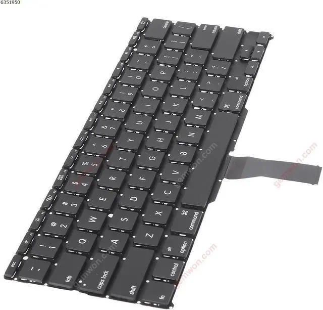 Alt view image 2 of 5 - US Keyboard for   Air A1370 11.6 inches BLACK(For 2010 without Backlit)