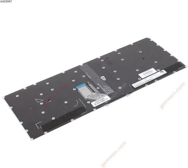 Alt view image 3 of 5 - US Keyboard for Lenovo Yoga 910-13IKB YOGA 5 Pro BLACK Backlit Without FRAME For