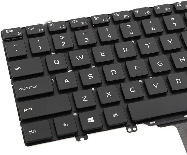 Alt view image 2 of 5 - US Keyboard For DELL Latitud E5200 3300 5300 7200 7300 3301 7290 5310 Black