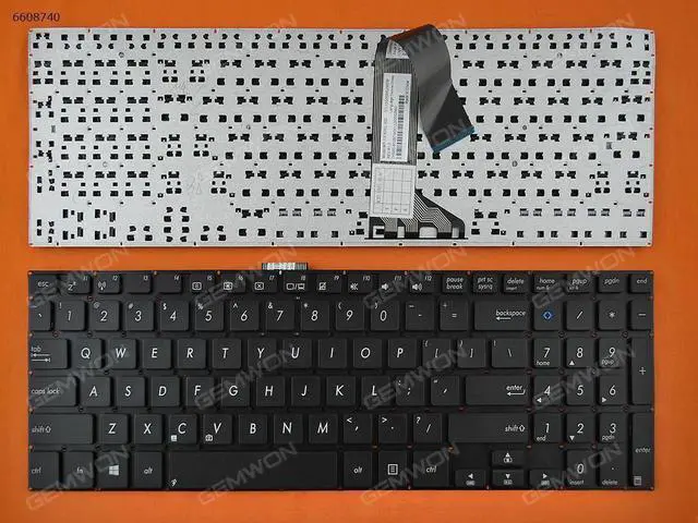 Alt view image 2 of 4 - US Keyboard for ASUS K551 BLACK Without FRAME For
