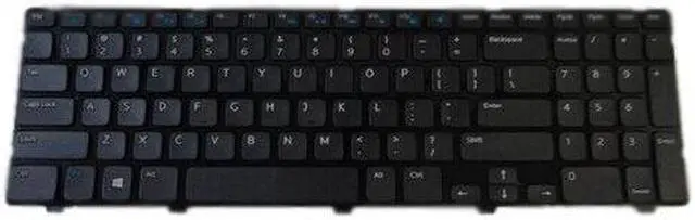Main image of US Keyboard for Dell Inspiron M531R (5535) Laptops - Replace part number  YH3FC
