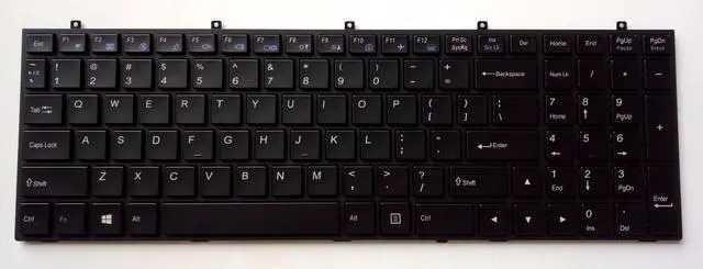 Main image of replacement keyboard for Clevo W370ET W350ET W350 W370 W655 W670 W670SR Backlight US