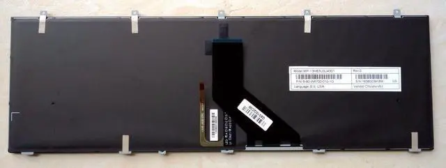 Alt view image 2 of 4 - replacement keyboard for Clevo W370ET W350ET W350 W370 W655 W670 W670SR Backlight US