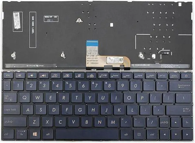 Main image of replacement keyboard for Asus ZenBook UX333 UX333FA-DH51 UX333FAC-XS77 US with Backlit