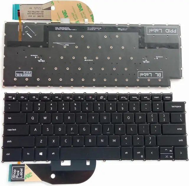 Main image of Laptop Keyboard For DELL XPS 9500 9510 9520 9700 9710 9720 English US Backlit