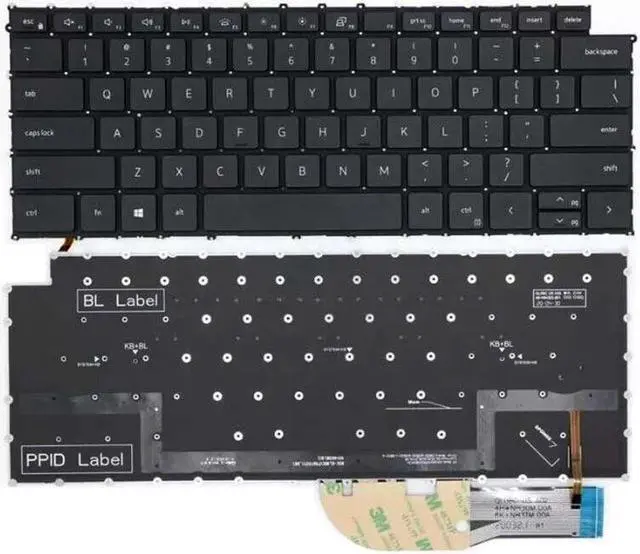 Alt view image 5 of 7 - Laptop Keyboard For DELL XPS 9500 9510 9520 9700 9710 9720 English US Backlit