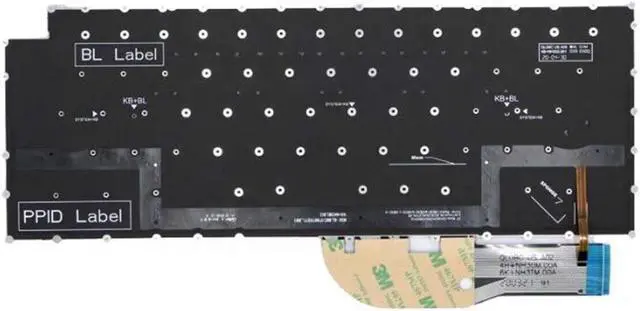 Alt view image 6 of 7 - Laptop Keyboard For DELL XPS 9500 9510 9520 9700 9710 9720 English US Backlit