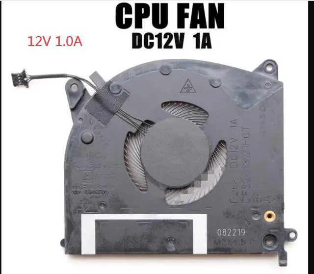 Alt view image 2 of 3 - Cpu cooling fan for Dell Alienware M15 R2 N18E X9FRW 12V