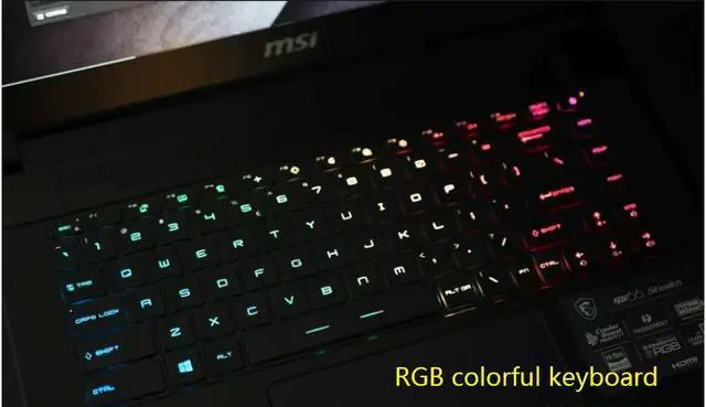 Alt view image 7 of 7 - replacement keyboard for  MSI GS66 Stealth 10SD 10SF GE66 RaiDEr 10SF MS-1541 RGB backlit US