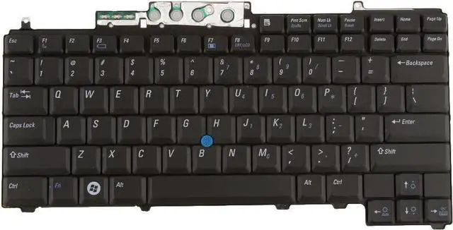 Alt view image 2 of 2 - laptop replacement keyboard for Dell Latitude D620 D630 D820 D830 US layout Black color (with pointing stick)