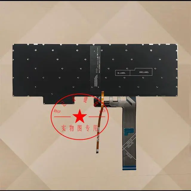 Main image of replacement keyboard for lenovo Legion 5-15ACH6H Legion 5 Pro-16ACH6H single backlight US white font print