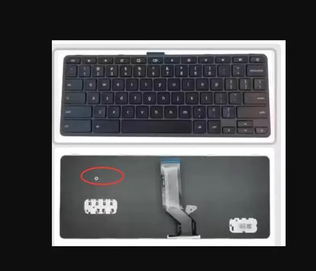 Alt view image 2 of 5 - replacement keyboard for Acer Chromebook Spin 311 R721T Black   NK.I111S.086