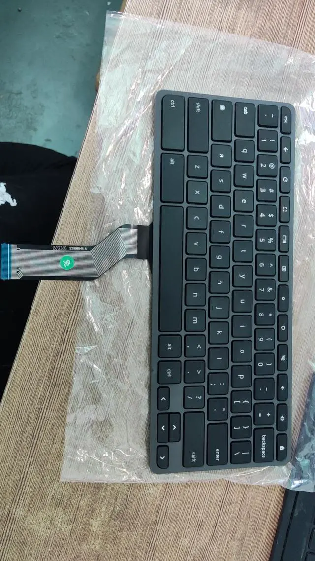 Alt view image 3 of 5 - replacement keyboard for Acer Chromebook Spin 311 R721T Black   NK.I111S.086
