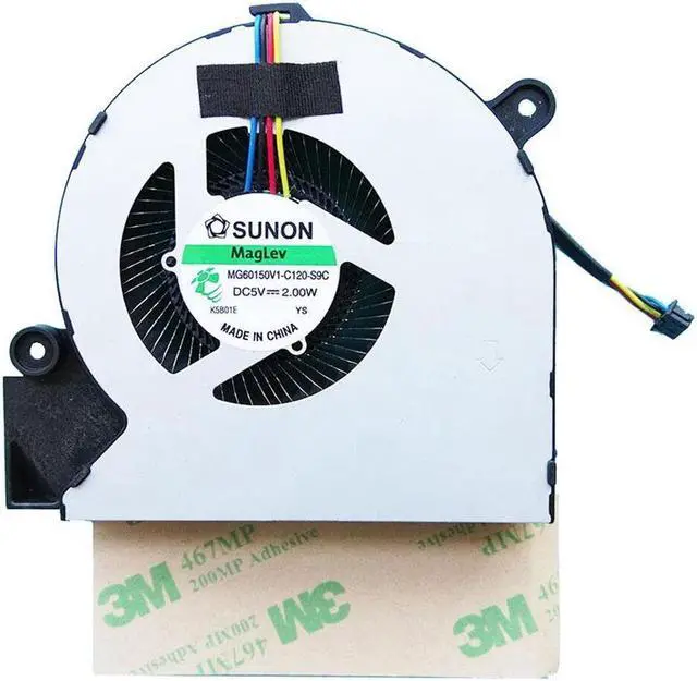 Alt view image 2 of 5 - Cpu cooling fan for Predator G9-591 G9-791 MG60150V1-C110-S9C G9-792