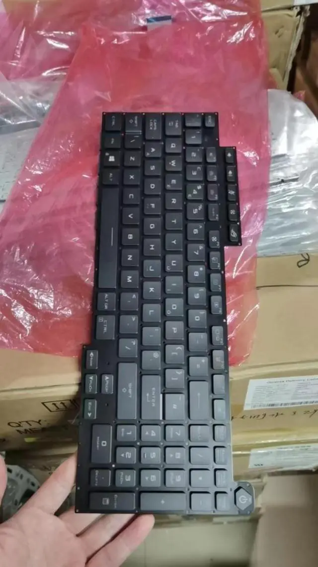 Alt view image 2 of 2 - replacement keyboard for ASUS ROG Strix Scar 17 G733QM G733ZM English US backlit RGB style