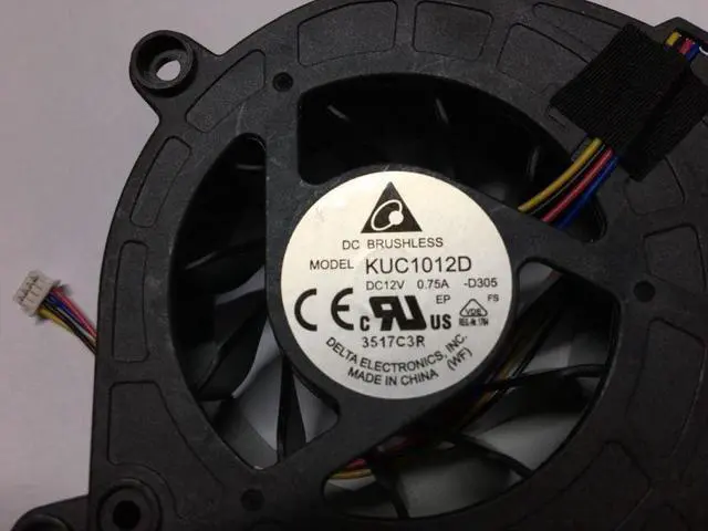 Alt view image 2 of 4 - For ASUS ET2311 all-in-one original CPU cooling fan DELTA KUC1012D 12V 0.75A