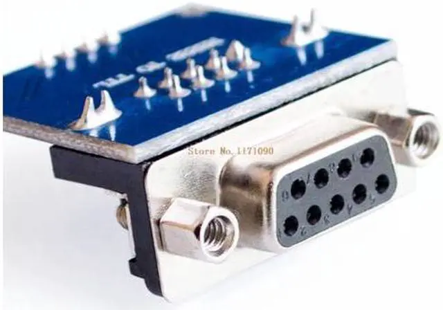 Alt view image 2 of 3 - MAX3232 RS232 to TTL Serial Port Converter Module DB9 Connector MAX232