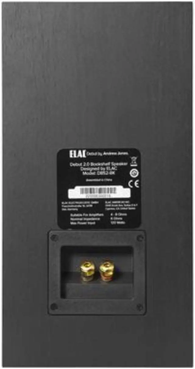 Alt view image 19 of 20 - ELAC Debut 2.0 B6.2 Bookshelf Speakers, Black (Pair)
