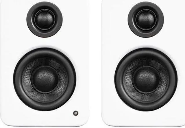 Alt view image 13 of 16 - Kanto YU2 Powered Desktop Speakers - Pair (Matte White)