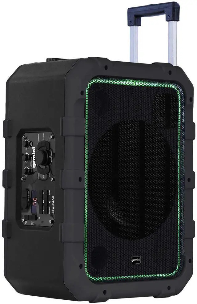 Main image of Gemini Sound MPA-2400 Wireless Weatherproof Bluetooth Trolley Tailgate Speaker
