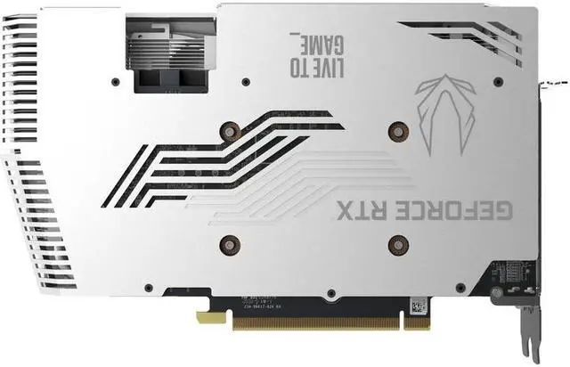 Alt view image 6 of 6 - ZOTAC AMP White Edition LHR GeForce RTX 3060 Ti 8GB GDDR6 PCI Express 4.0 ATX Graphics Card ZT-A30610F-10PLHR
