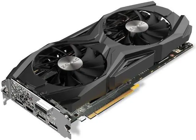 Alt view image 6 of 7 - Zotac GeForce GTX 1070 AMP Core Edition Graphic Card - 1.61 GHz Core - 1.80 GHz Boost Clock - 8 GB GDDR5 - Dual Slot Space Required