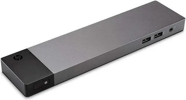 Main image of HP Elite Thunderbolt 3 P5Q54AA 65 Watts Dock For Elite X2 1012 - Gray