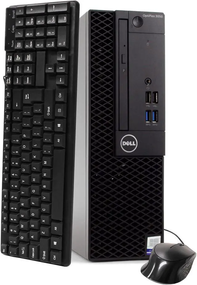 Main image of Dell Optiplex 3050 Desktop Computer PC, 3.20 GHz Intel i5 Quad Core Gen 7, 16GB DDR4 RAM, 240GB Solid State Drive Hard Drive, Windows 10 Professional 64bit