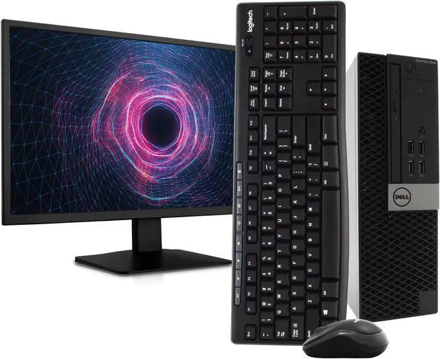 Main image of Dell Optiplex 5040 Desktop Computer PC, 3.20 GHz Intel i5 Quad Core Gen 6, 16GB DDR3 RAM, 512GB Solid State Drive Hard Drive, Windows 10 Professional 64bit