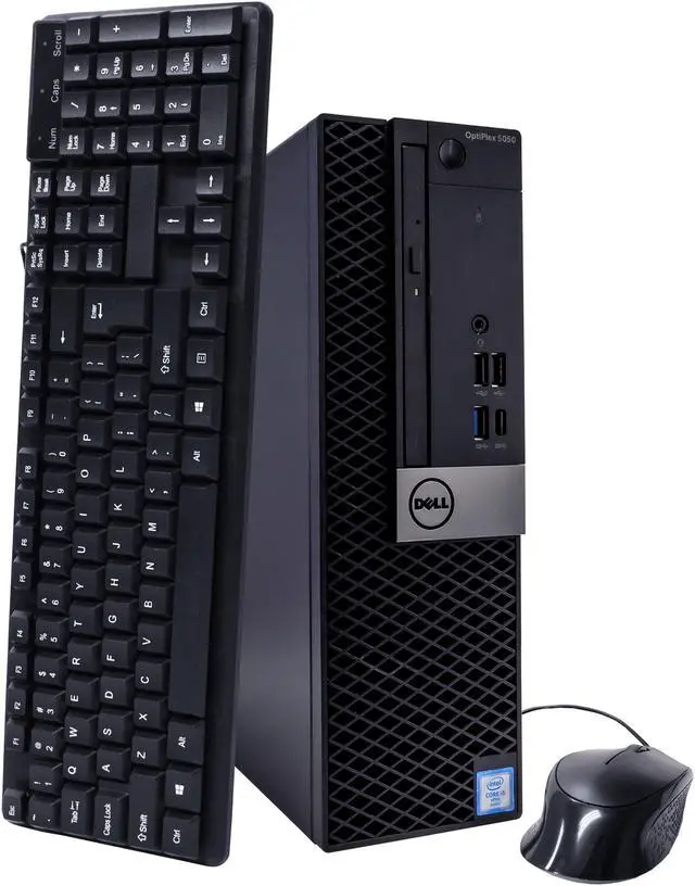 Main image of Dell OptiPlex 5050 Desktop Computer PC, 3.20 GHz Intel i5 Quad Core Gen 7, 16GB DDR4 RAM, 512GB SSD Hard Drive, Windows 10 Professional 64 Bit