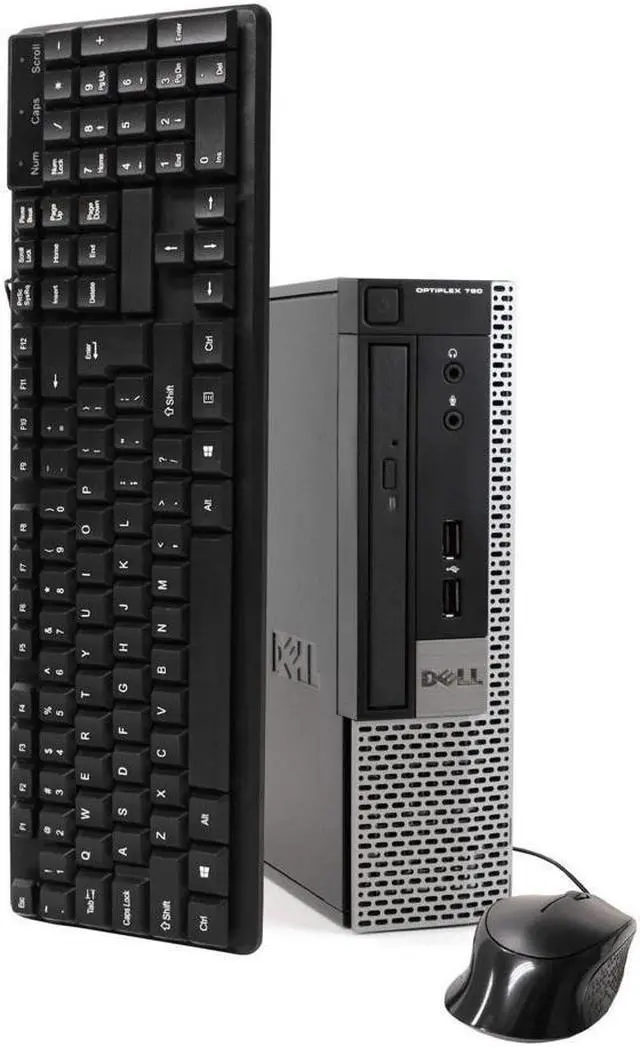 Main image of Dell Optiplex 790 Ultra Small Form Factor Desktop Computer PC, 3.20 GHz Intel i5 Quad Core Gen 2, 8GB DDR3 RAM, 250GB SATA Hard Drive, Windows 10 Home 64 bit