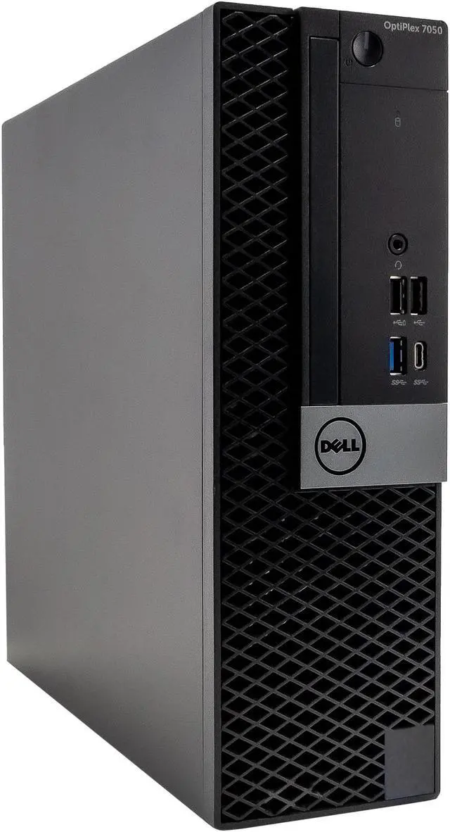 Alt view image 2 of 6 - Dell OptiPlex 7050 Small Desktop Computer (SFF)  | Quad Core Intel i5 (3.8GHz Turbo) | 16GB DDR4 RAM | 250GB SSD Solid State | WiFi-5G + Bluetooth | Windows 10 Pro | Home or Office PC