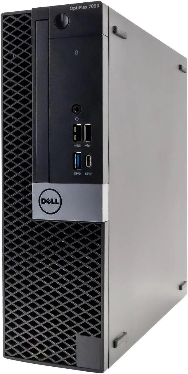 Alt view image 5 of 6 - Dell OptiPlex 7050 Small Desktop Computer (SFF)  | Quad Core Intel i5 (3.8GHz Turbo) | 16GB DDR4 RAM | 250GB SSD Solid State | WiFi-5G + Bluetooth | Windows 10 Pro | Home or Office PC